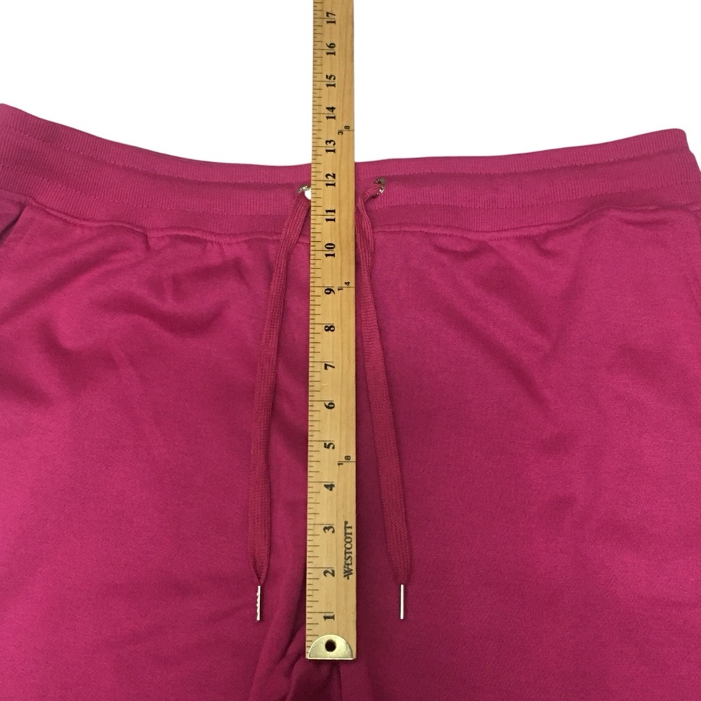 NWT 1X Bebe Sport (37x28) Fuschia Pink Logo Joggers Sweatpants - Women’s - Picture 4 of 12